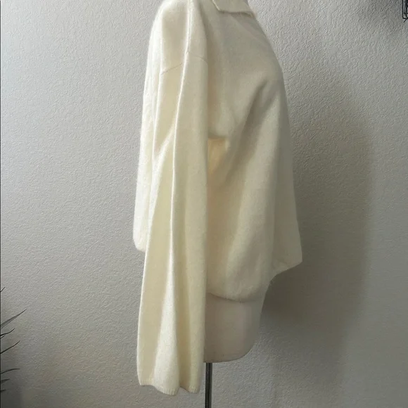 Lilysilk 100% Cashmere Collared Sweater. - Picture 2 of 12